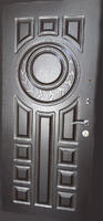 Двери металлические МДФ 3Д глянец - дермонтин